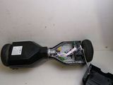 a black hove board with a black wheel and a black handle