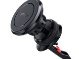 a close up of a cell phone holder on a white background
