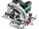 a circular saw with a circular blade on a white background