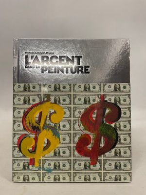 a close up of a box of money with a dollar sign on it
