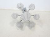 an image of a glass sculpture of a snowflake