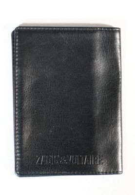 ZADIG & VOLTAIRE Portefeuille en cuir noir
