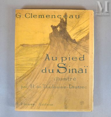 un vieux livre sur lequel figure le dessin d'un homme dans un bateau