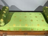 Banquette de milieu en bois sculpté de fleurs aux naturelles… (photo 4)