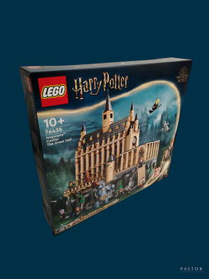 une boîte de Lego « Harry Potter » représentant le château de Poudlard