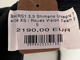 a label on the back of a pair of shoes