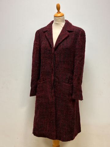 ANNA SUI, manteau de laine taille 42. Quelques usures