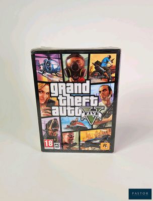 the box for the game grand theft v is shown