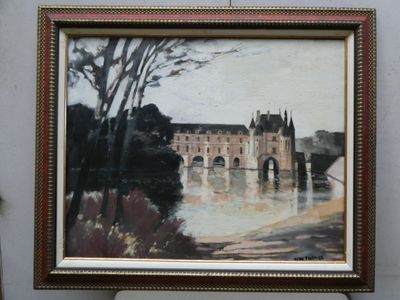 a picture of a painting hanging on a wall