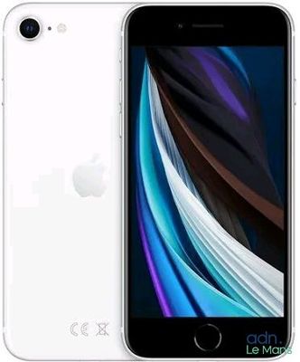 the new apple iphone se is shown in white