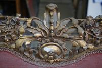 Joli ensemble de salon en trois pièces doré de style Louis X… (photo 4)