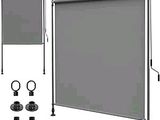 an image of a projector screen and accessories for a projector screen