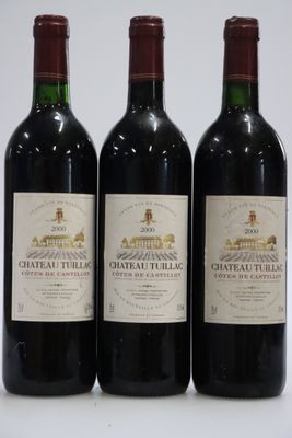 3 bouteilles Chateau Tuillac Côtes de Castillon 2000 - Photo 1