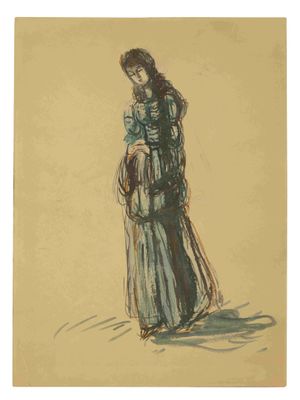 ALEXANDER TYSHLER (1898–1980) Esquisse de costume pour une p…