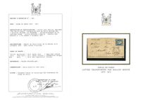 Ballon Monté LE DAGUERRE. 20c. Siège obl. étoile 1 s/Gazette des Absen