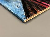 an image of a close up of a fan on a table
