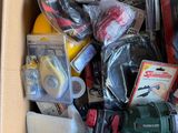 a box full of tools and other items in it