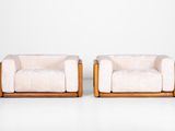 paire de fauteuils danois du milieu du siècle, dans le style de Hans J. Wegner