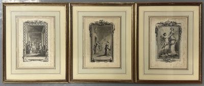 D'après Hubert-François GRAVELOT (1699-1773), peintre et C. …