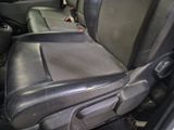 a close up of a seat in a car