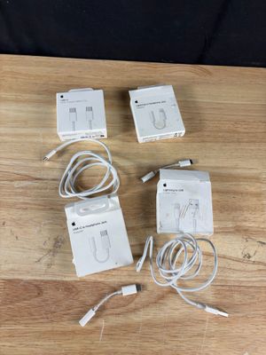 Lot de câbles Apple Jack, USB-C, Lightning, USB, non testé v…