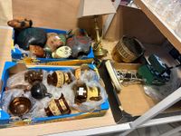 Lot de borcante : collection de chouettes, partie de service…