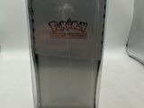 the box is clear and has a pokemon logo on it