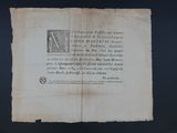 an old paper with a picture of a man on it