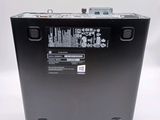 the back of a laptop with the battery removed and the back panel missing