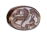 an image of a seal with a lion on it