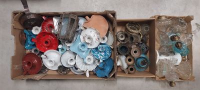 a box full of assorted items sitting on the floor