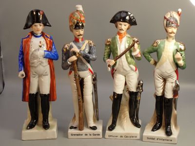 Porcelaine peinte - Empire 180 mm (hauteur totale 220 mm) ré…