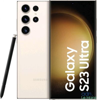 un gros plan d'un Samsung Galaxy Note 8 avec un stylet à côté