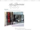 the website of a fashion store is displayed on the computer screen