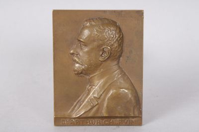 M. Ceribelli : plaque en bronze "Dr Chervin, directeur de l'…