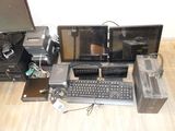 a lot of electronics that are sitting on the floor