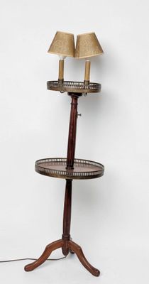 an image of a lamp that is on top of a table