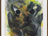 une image représentant un tableau d'un homme portant un masque à gaz