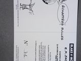 a ticket for a concert with a drawing of a guitar