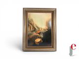 a picture of a picture of a painting on a wall