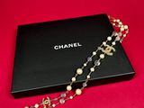 chanel pearl and crystal necklace