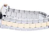 a close up of a watch on a white surface with a white background