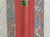 a red book that is sitting on a table