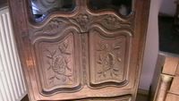 Bibliothèque normande en chêne sculptée de feuillages ouvran… (photo 2)