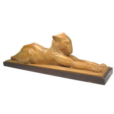 Noël MARTINI (1886 - 1962) Panthère couchée