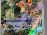 gros plan d'une carte pokemon sur une table