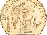 l'image d'une pièce d'or ornée d'un ange