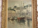 a picture of a painting hanging on the wall