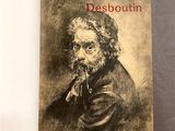 an old book with a picture of a man smoking a pipe