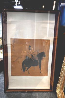 D'après Han Kan (742-756). Copie d'une peinture à l'encre su…